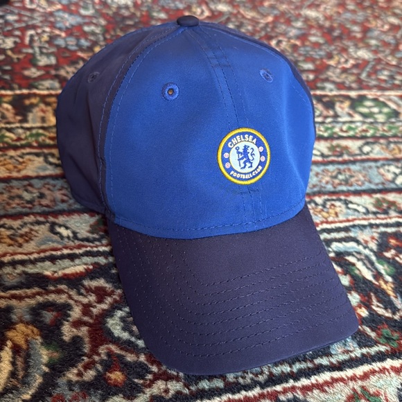 Men's New Era Blue/Navy Chelsea Colorblock 9TWENTY Adjustable Hat - Picture 2 of 8